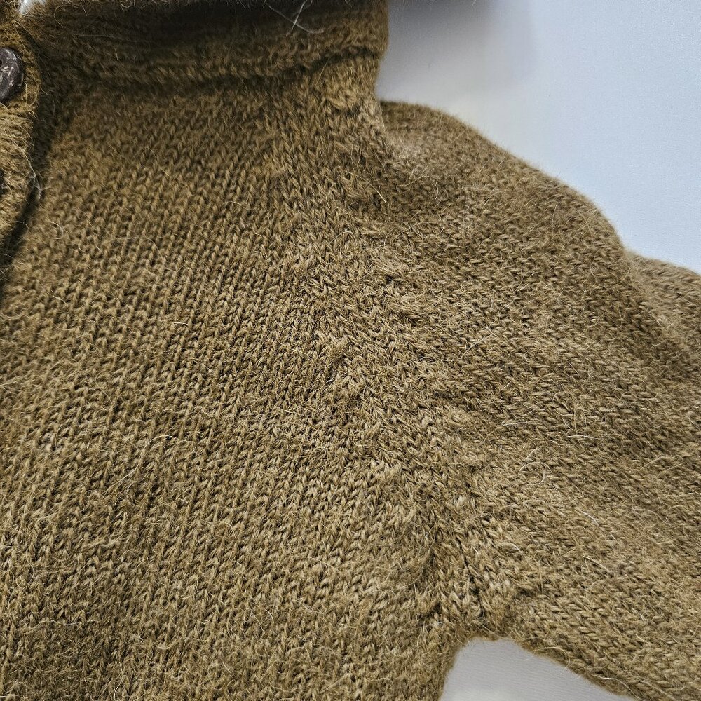 OEUF Chipmunk Hooded Alpaca Knit Sweater Romper Onesie Squirrel Costume - 18M - Picture 6 of 11